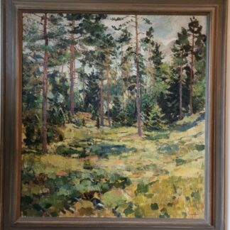 Sven Joann - Barrskog i högsommarljus - Småland