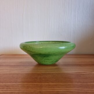 John-Orvar Lake - Grön skål - Ekenäs glasbruk